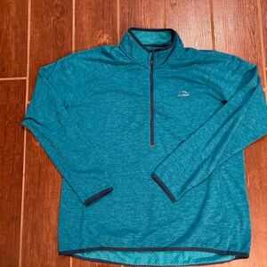 LL Bean Jogging Walking 1/4 Zipper Sweatshirt Women’s XL Stretch